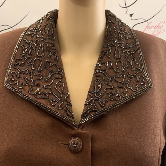John Meyer. Size 10. Beaded Lined Dressy Embellished Jacket. WTC - Picture 2 of 7
